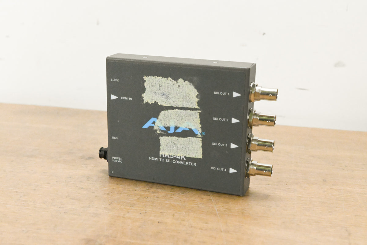 AJA HA5-4K 4K HDMI to 4K SDI Mini Converter (NO POWER SUPPLY)
