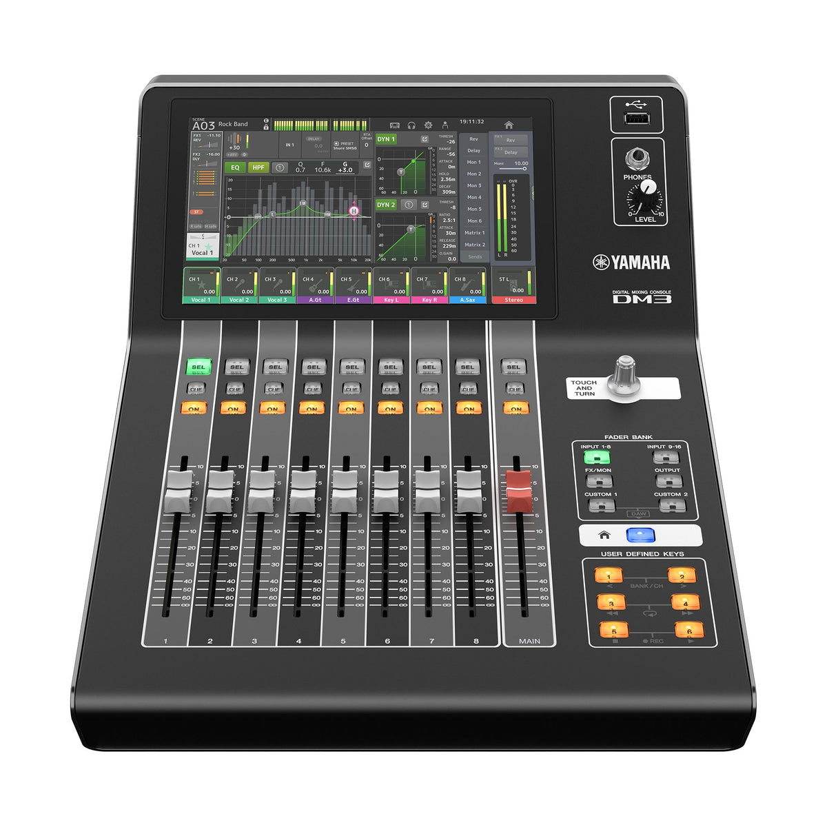 Professional 22-channel Ultra-compact Digital Mixer with Dante