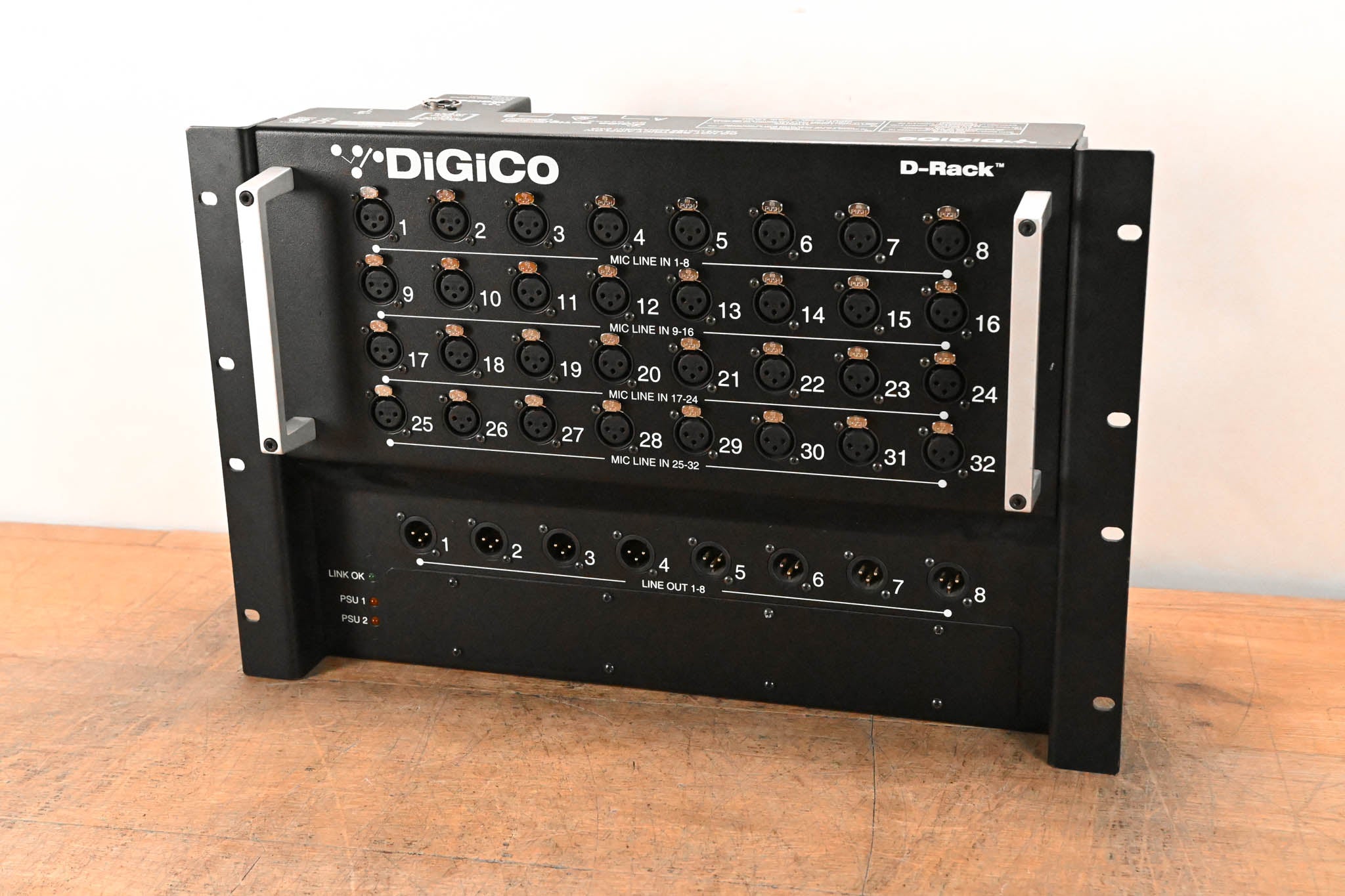 DiGiCo D-Rack 32 x 8 Cat 6 Analog I/O Stage Box
