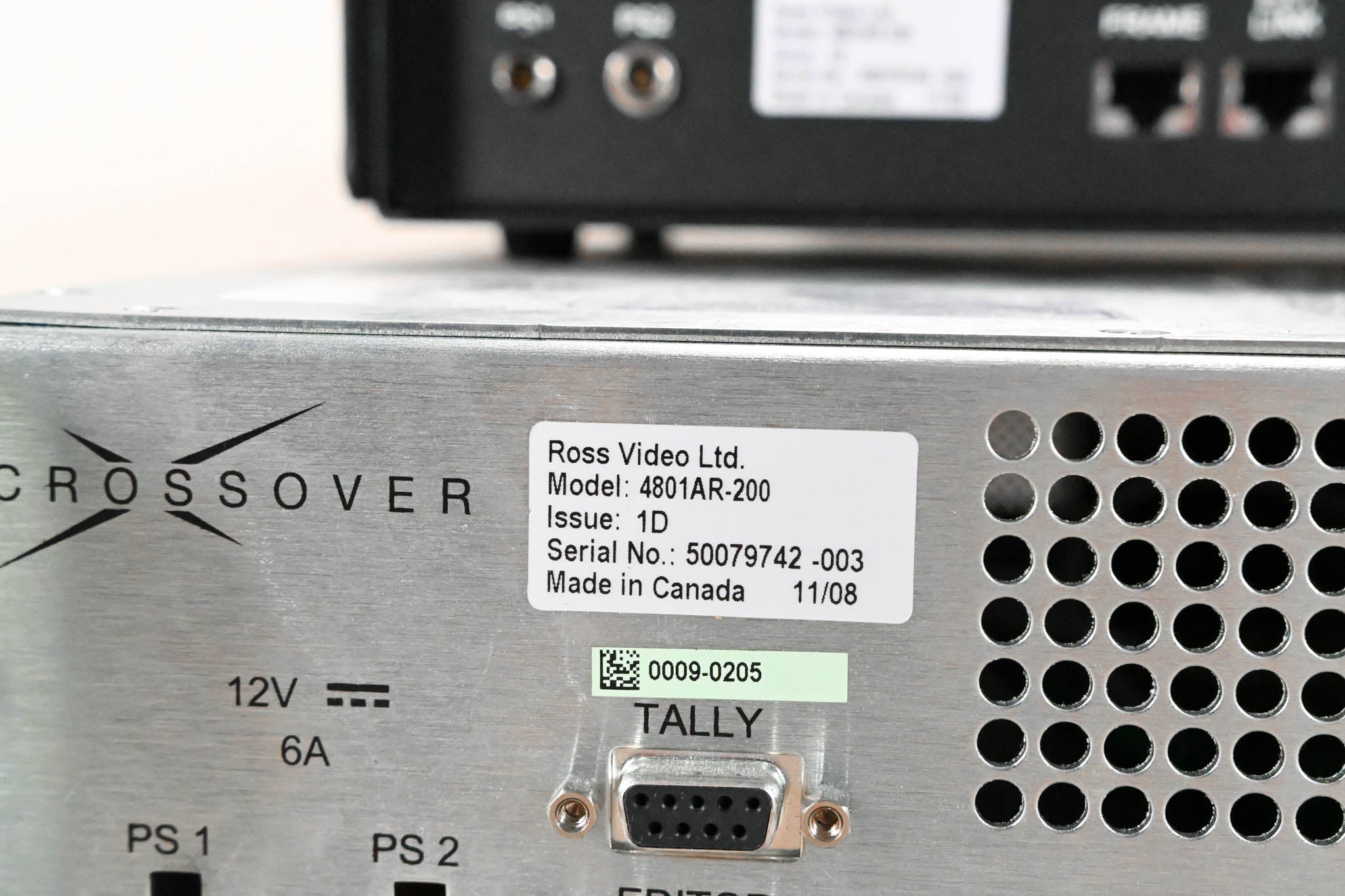 Ross CrossOver 12 12-Input HD Production Switcher (NO POWER SUPPLY)