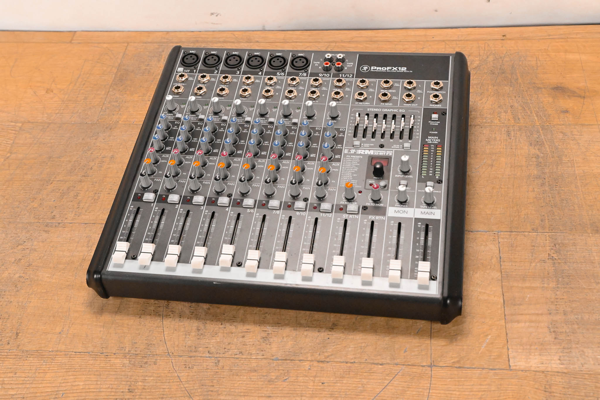 Mackie ProFX12 12-Channel Compact Audio Mixer with USB and Effects