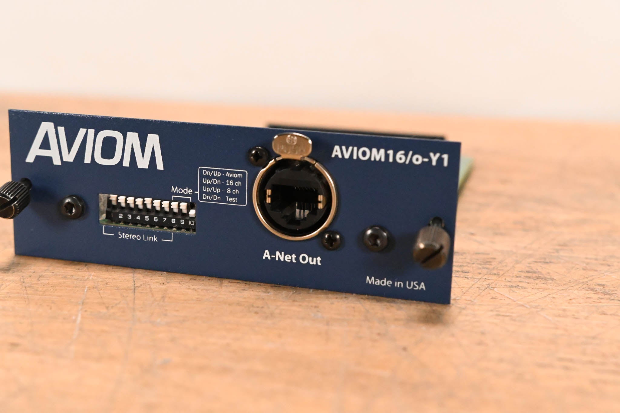 Aviom 16/o-Y1 A-Net Card for Yamaha Digital Products