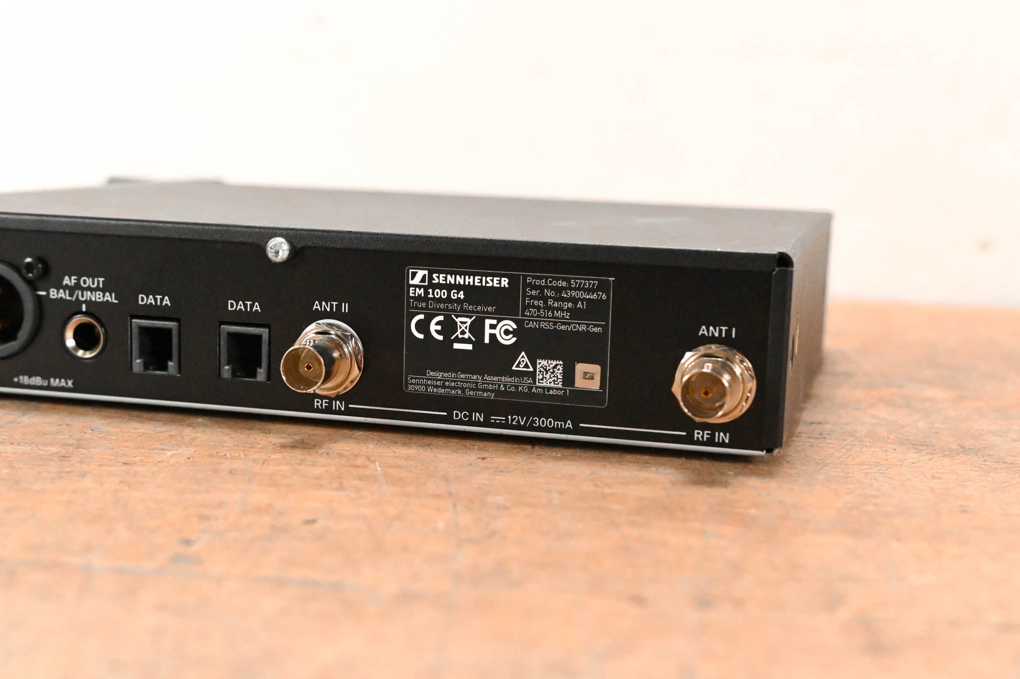 Sennheiser ew 100 G4 Belt Pack Wireless System - 470-516 MHz (NO PSU)