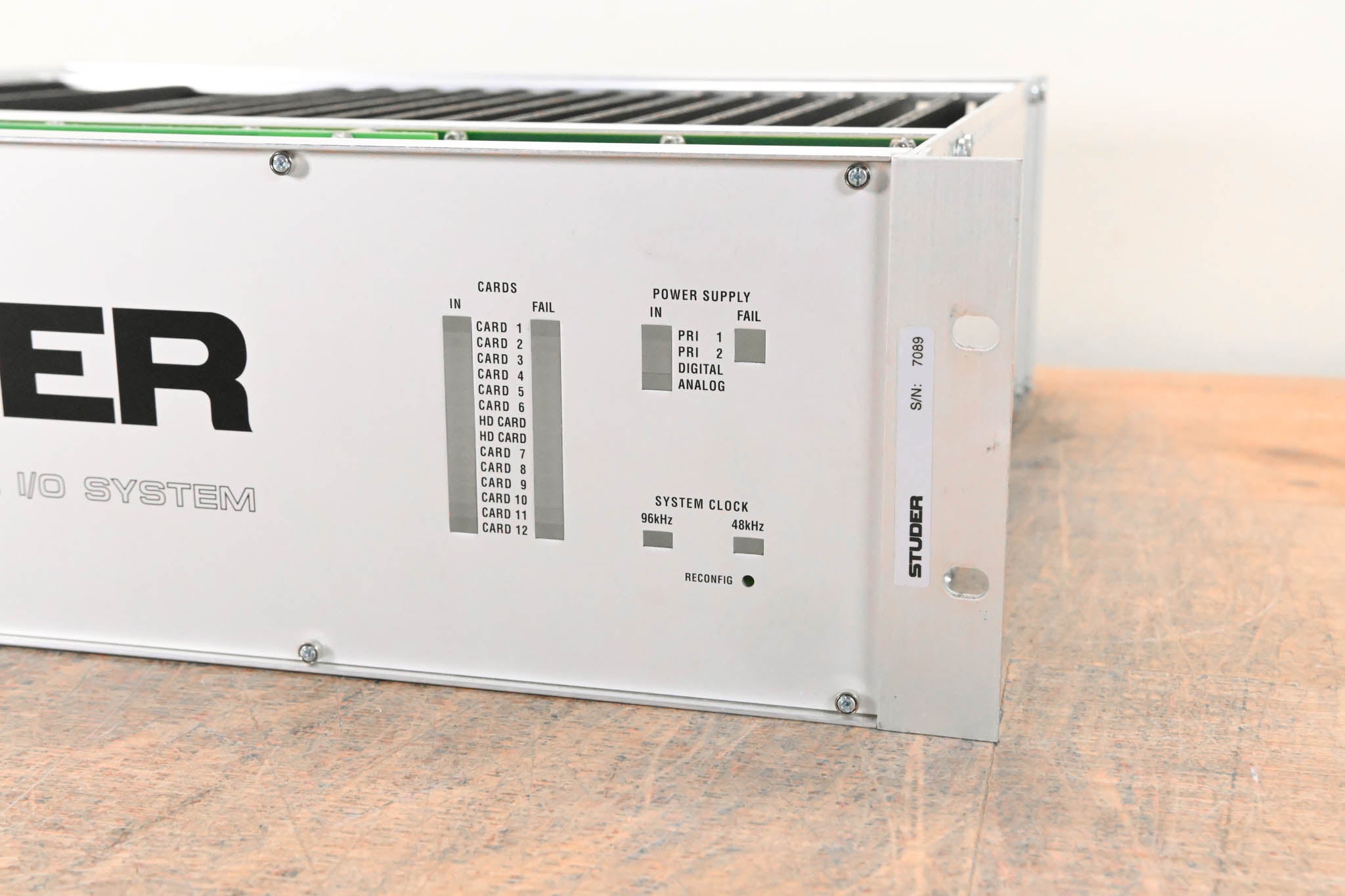 Studer D21m Modular I/O System with Madi HD Link Card