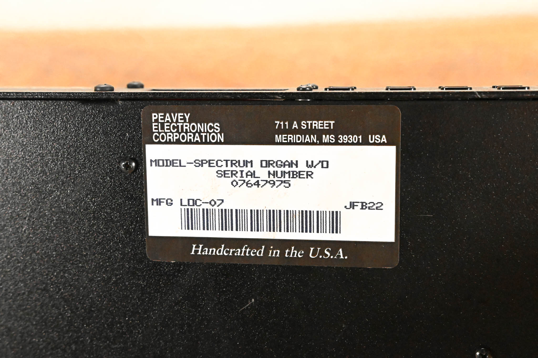 Peavey Spectrum Organ Sound Module