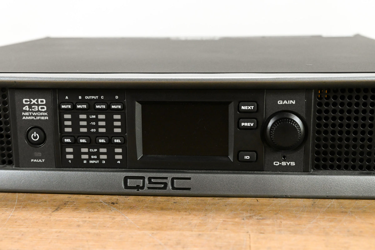 QSC CXD4.3Q 4-Channel Network Amplifier