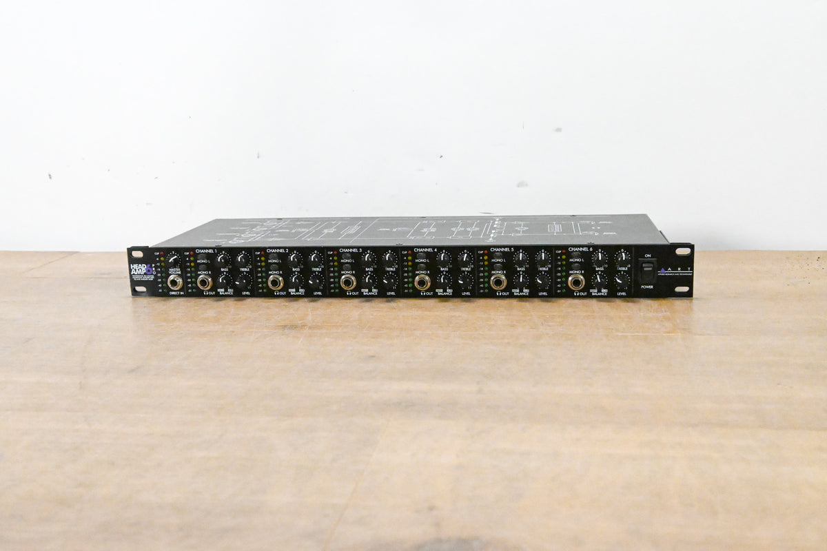 ART HeadAmp6Pro 6-Channel Headphone Amplifier