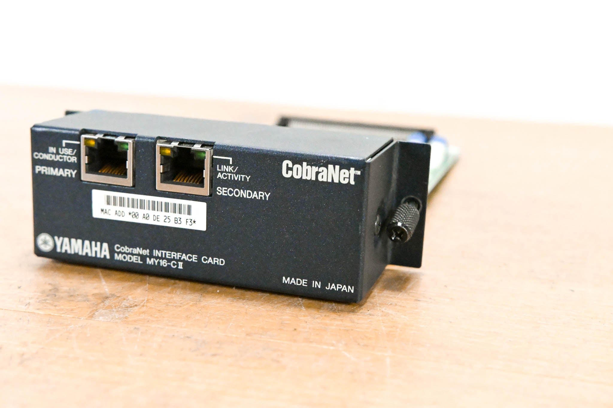Yamaha MY16-CII CobraNet Network I/O Card