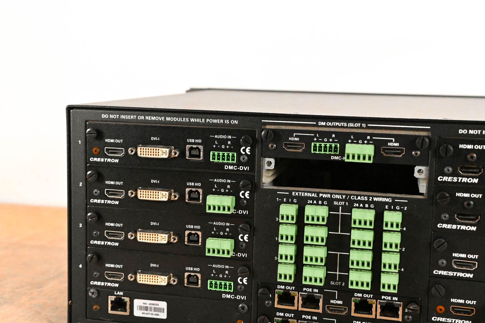 Crestron DM-MD8X8-RPS 8x8 DigitalMedia Switcher with Redundant PSU