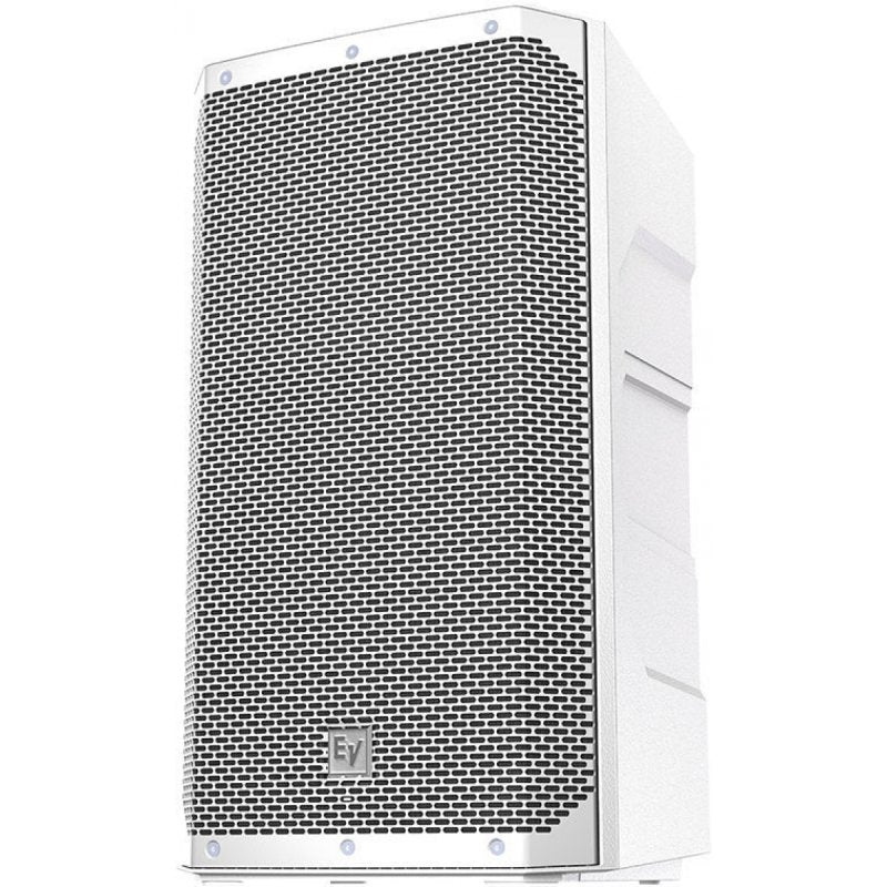 12" 2-way powered speaker, white