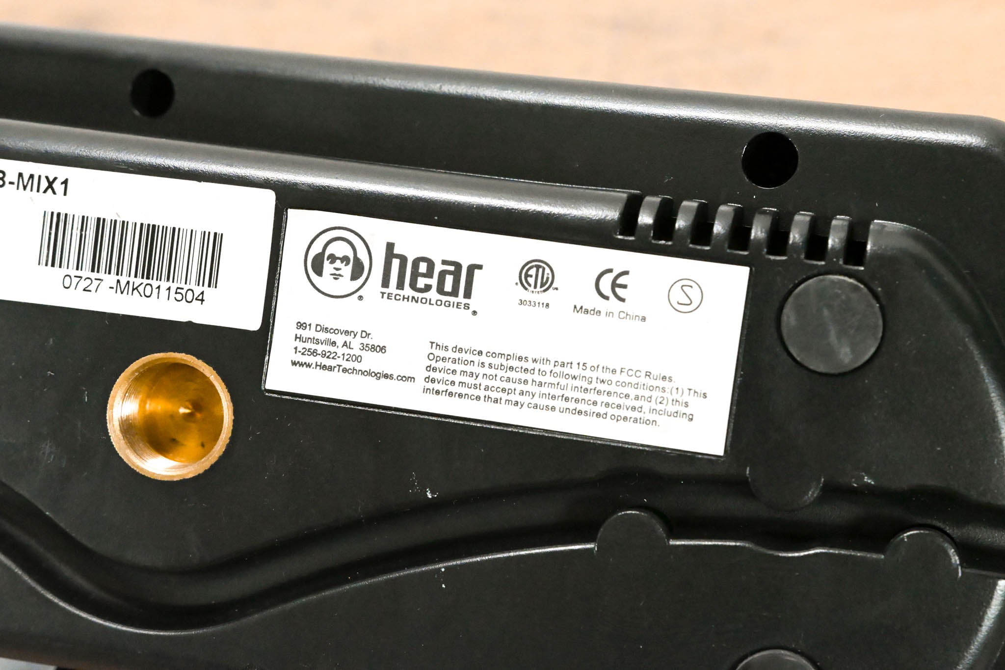 Hear Technologies HB-MIX1 Hear Back Personal Monitor Mixer