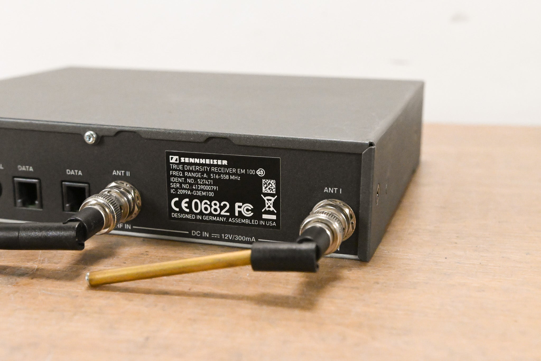 Sennheiser EM 100 G3 Wireless Receiver - 516-558 MHz (NO POWER SUPPLY)
