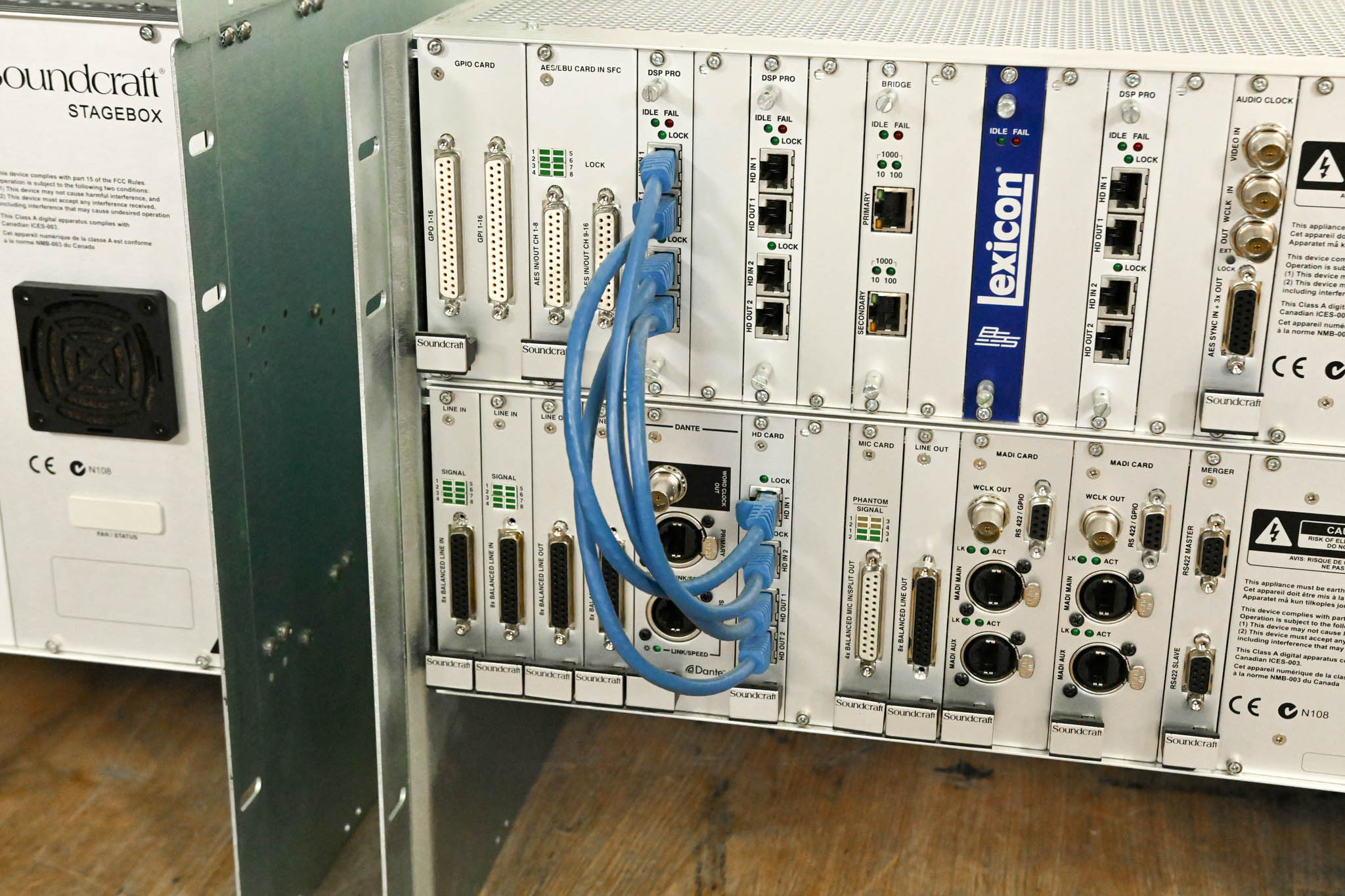 Soundcraft Vi6 Console w/ Local Rack and Stage Boxes