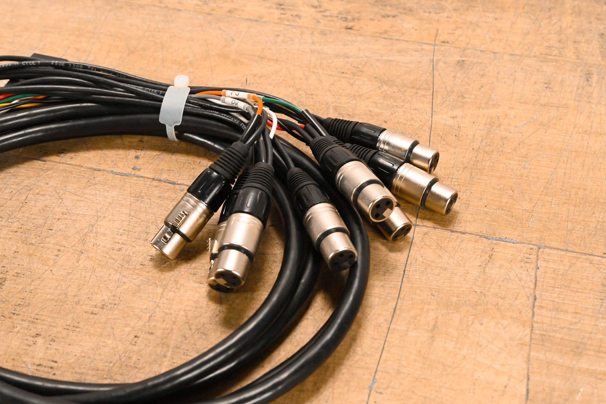 Unbranded DB25 Male to (8x)XLRF and (8x)TRS Cable - 10ft