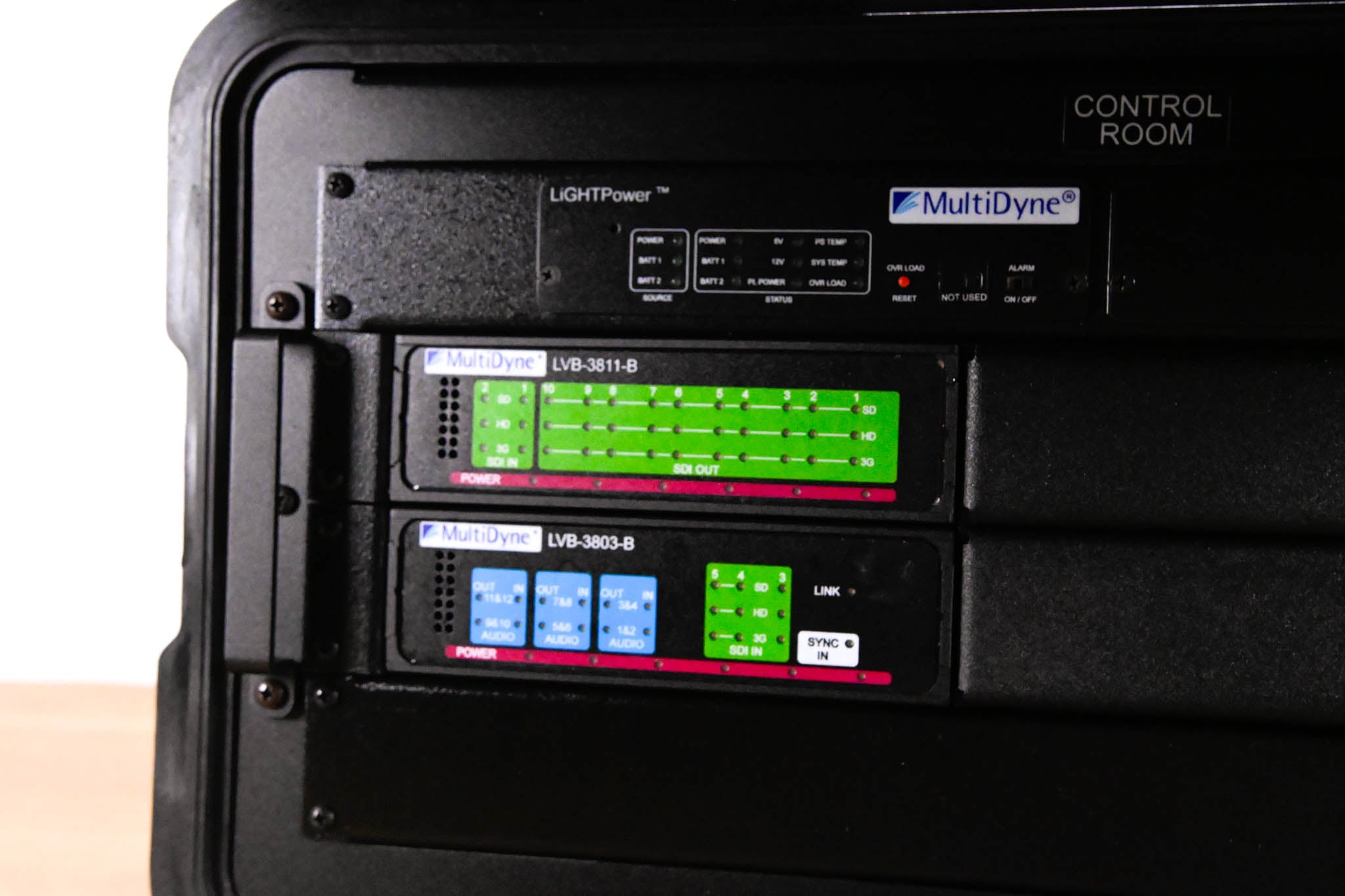 MultiDyne LB40-8126-B-V-ST LightBox Fiber Optic SDI Transport System