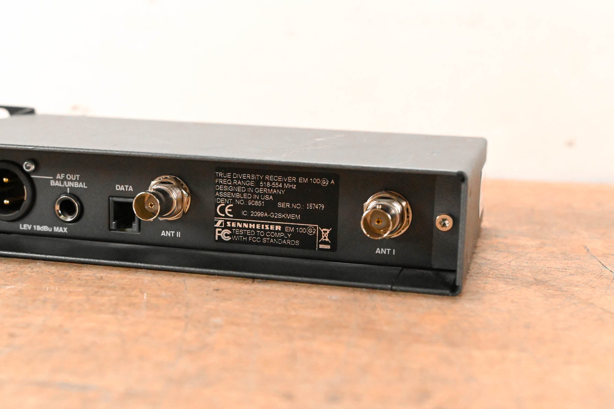 Sennheiser ew 100 G2 Bodypack Wireless System 518-554MHz NO POWER SUPPLY