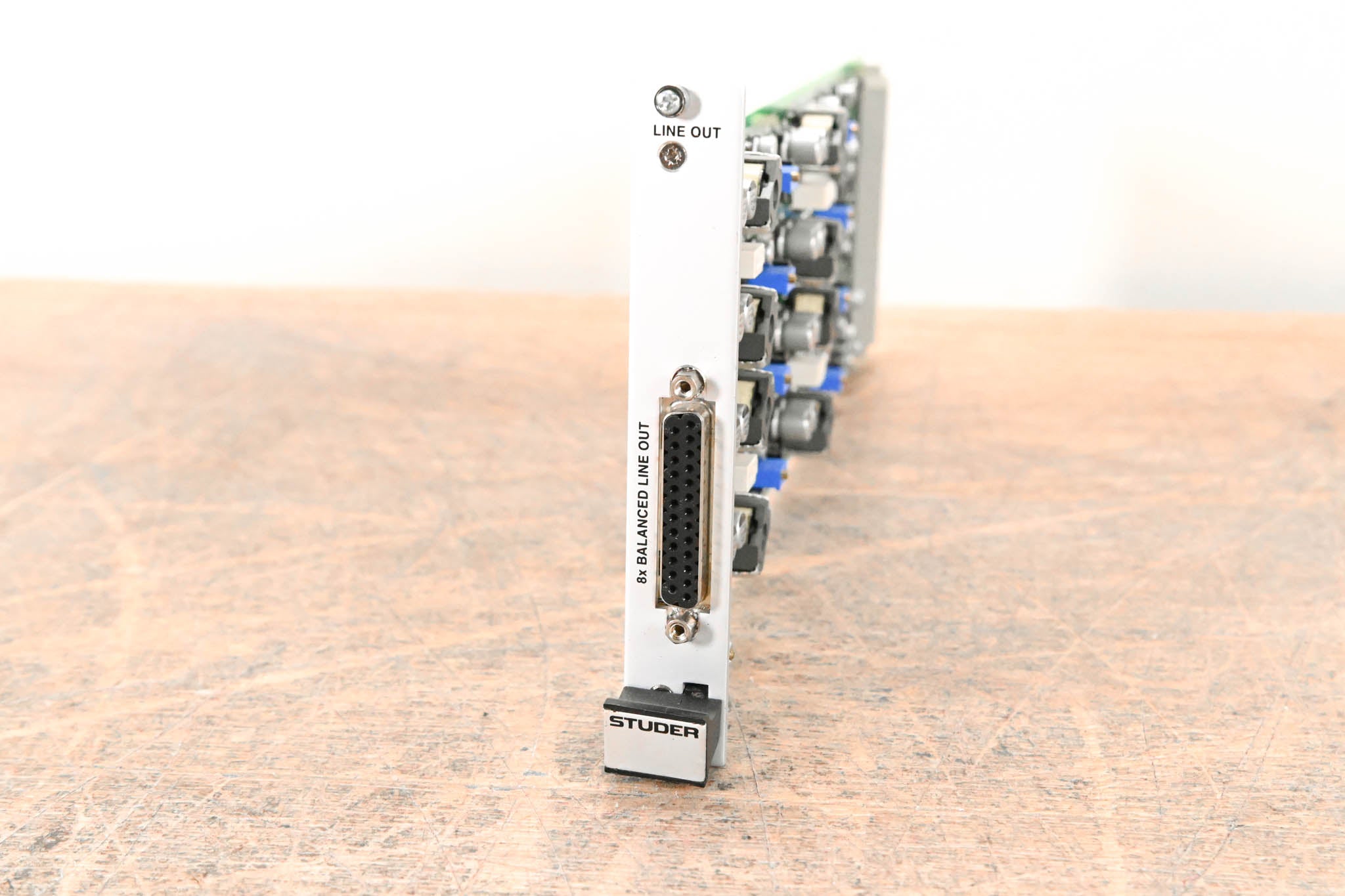 Studer 8-Channel Analog Line Out Card for D21m & D23m Modular I/O System