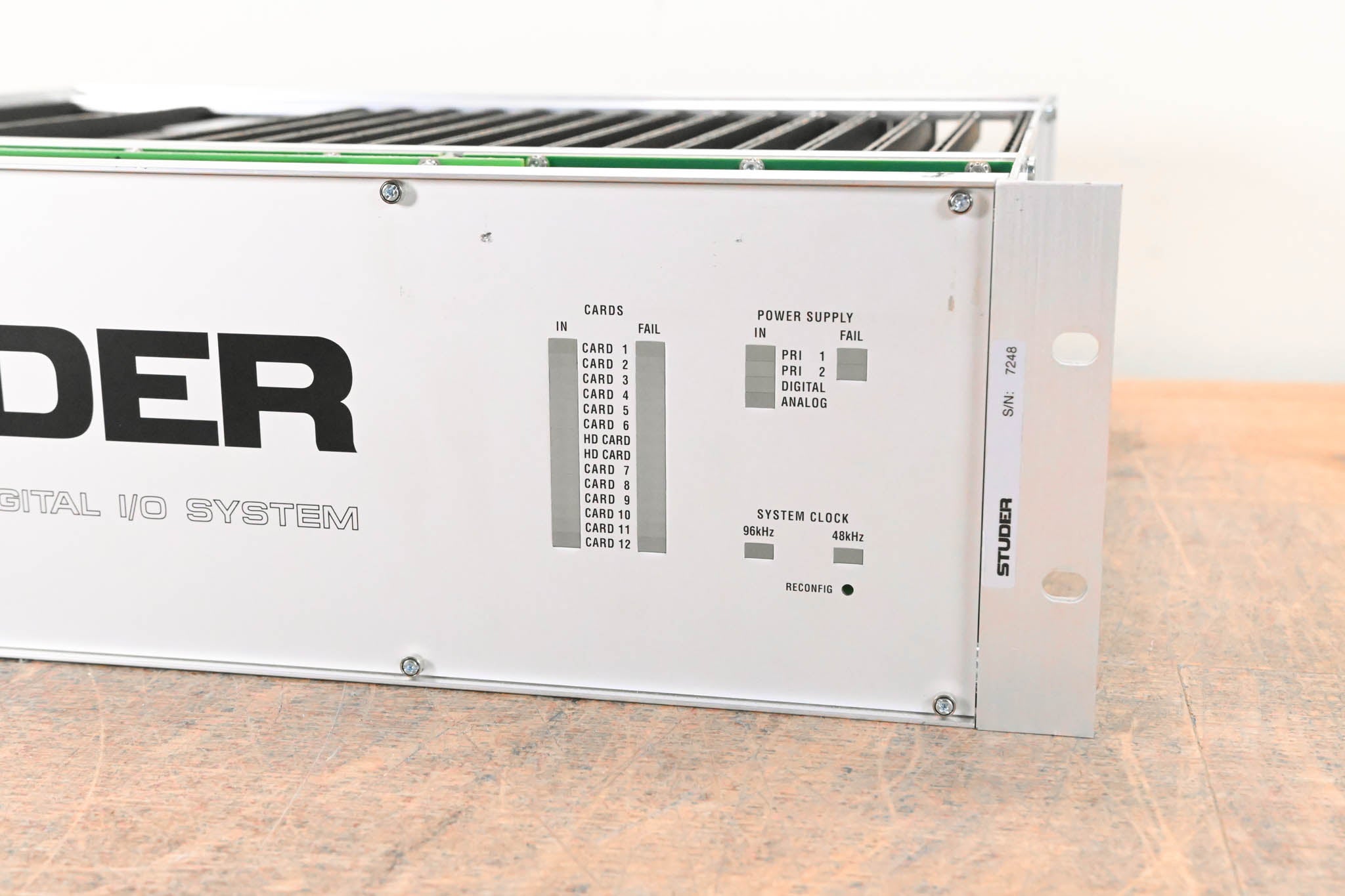 Studer D21m Modular I/O System with Madi HD Link Card