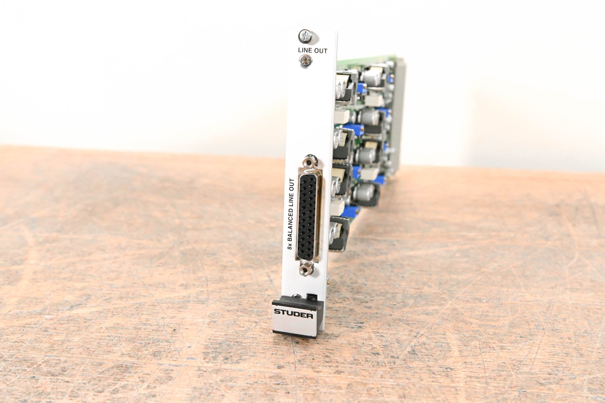 Studer 8-Channel Analog Line Out Card for D21m & D23m Modular I/O System