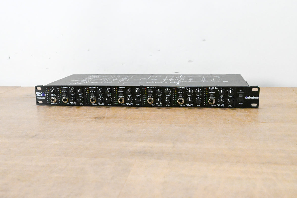 ART HeadAmp6Pro 6-Channel Headphone Amplifier