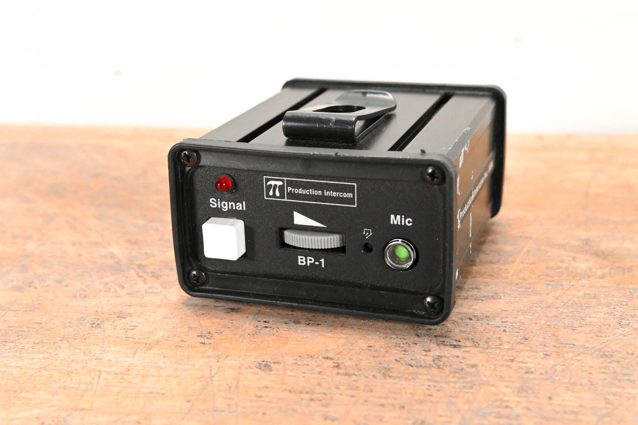 Production Intercom BP-1 Single-Circuit Headset Station Belt Pack