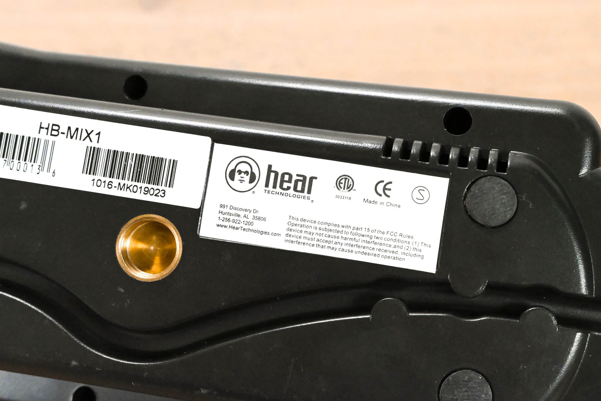 Hear Technologies HB-MIX1 Hear Back Personal Monitor Mixer