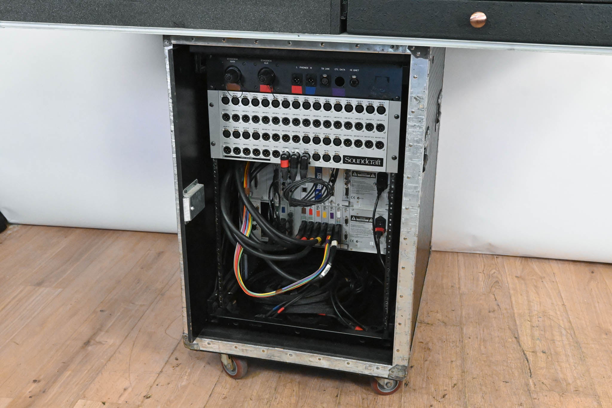 Soundcraft Vi6 Console with Local Rack, Stage Box, and Breakout Box