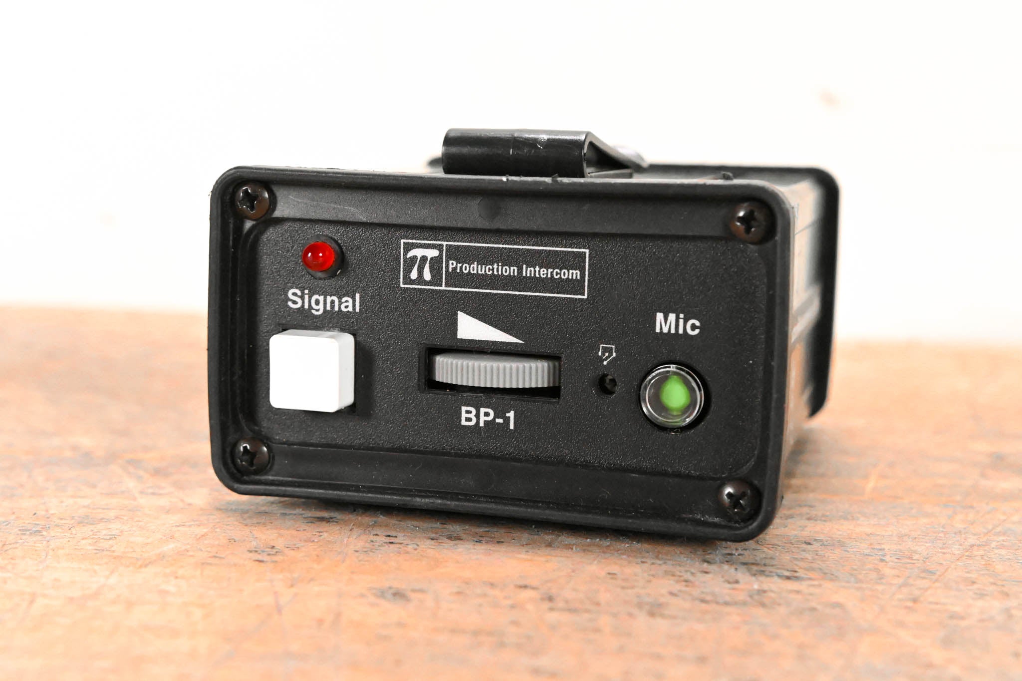 Production Intercom BP-1 Single-Circuit Headset Station Belt Pack