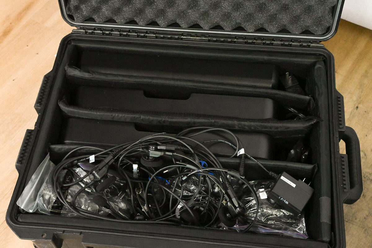 Motorola CP200d 15-Radio Bundle w/ Chargers, Headsets & Pelican Cases