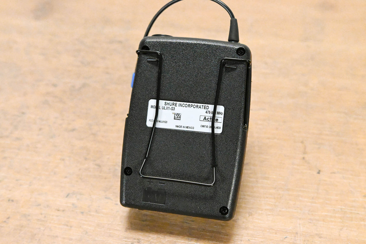 Shure ULXS14 Bodypack Wireless System - G3 Band (NO POWER SUPPLY)