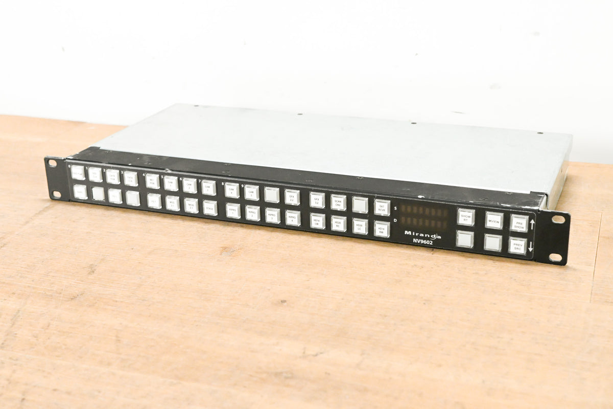Miranda NV9602 Multi-Mode Control Panel for NV9000