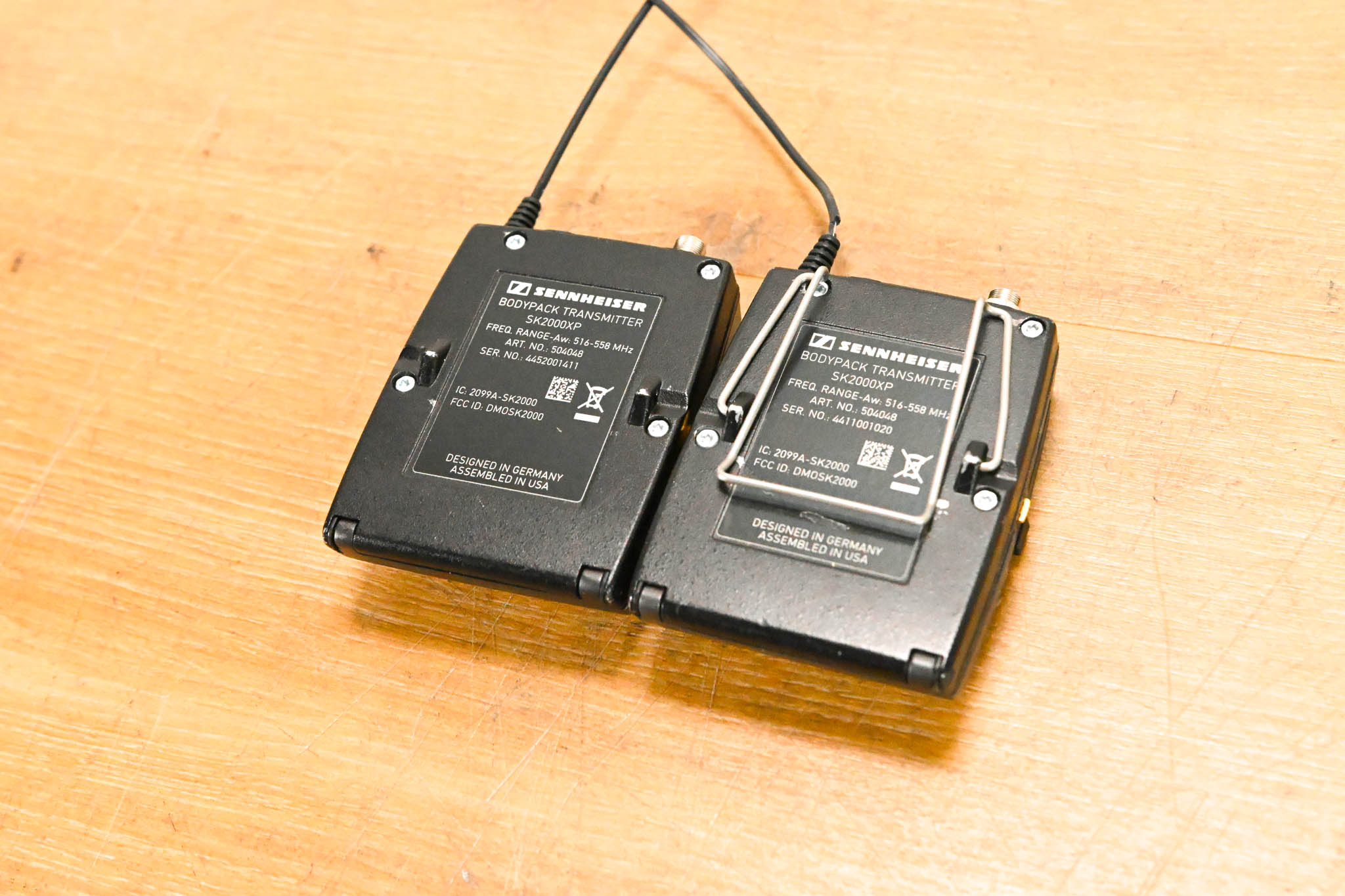 Sennheiser EM 2050 Wireless Receiver w/ two Beltpacks - 516-558 MHz