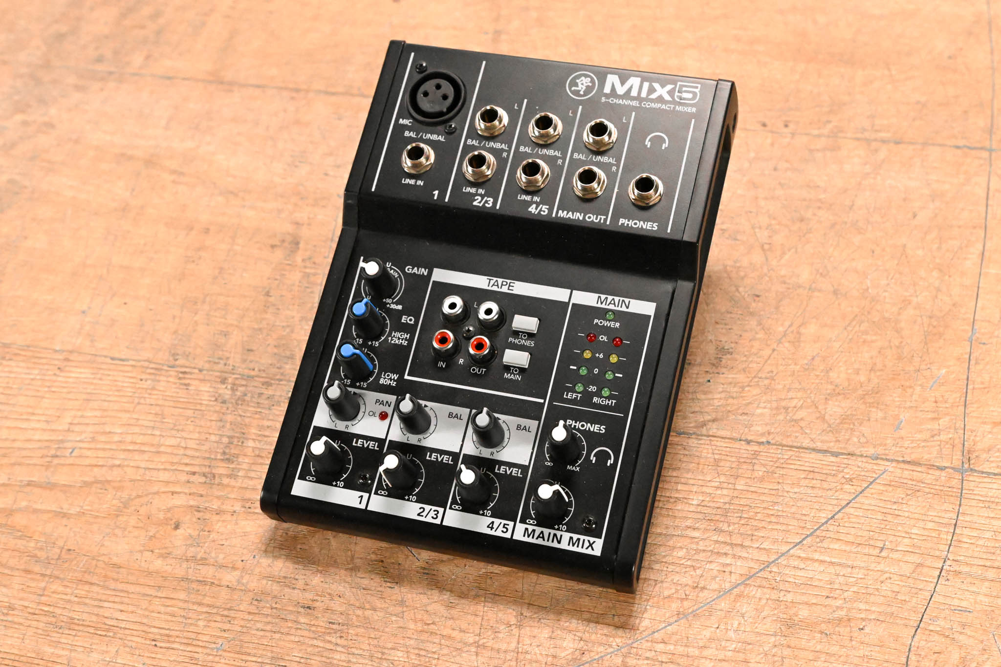 Mackie Mix5 5-Channel Compact Analog Mixer (NO POWER SUPPLY)