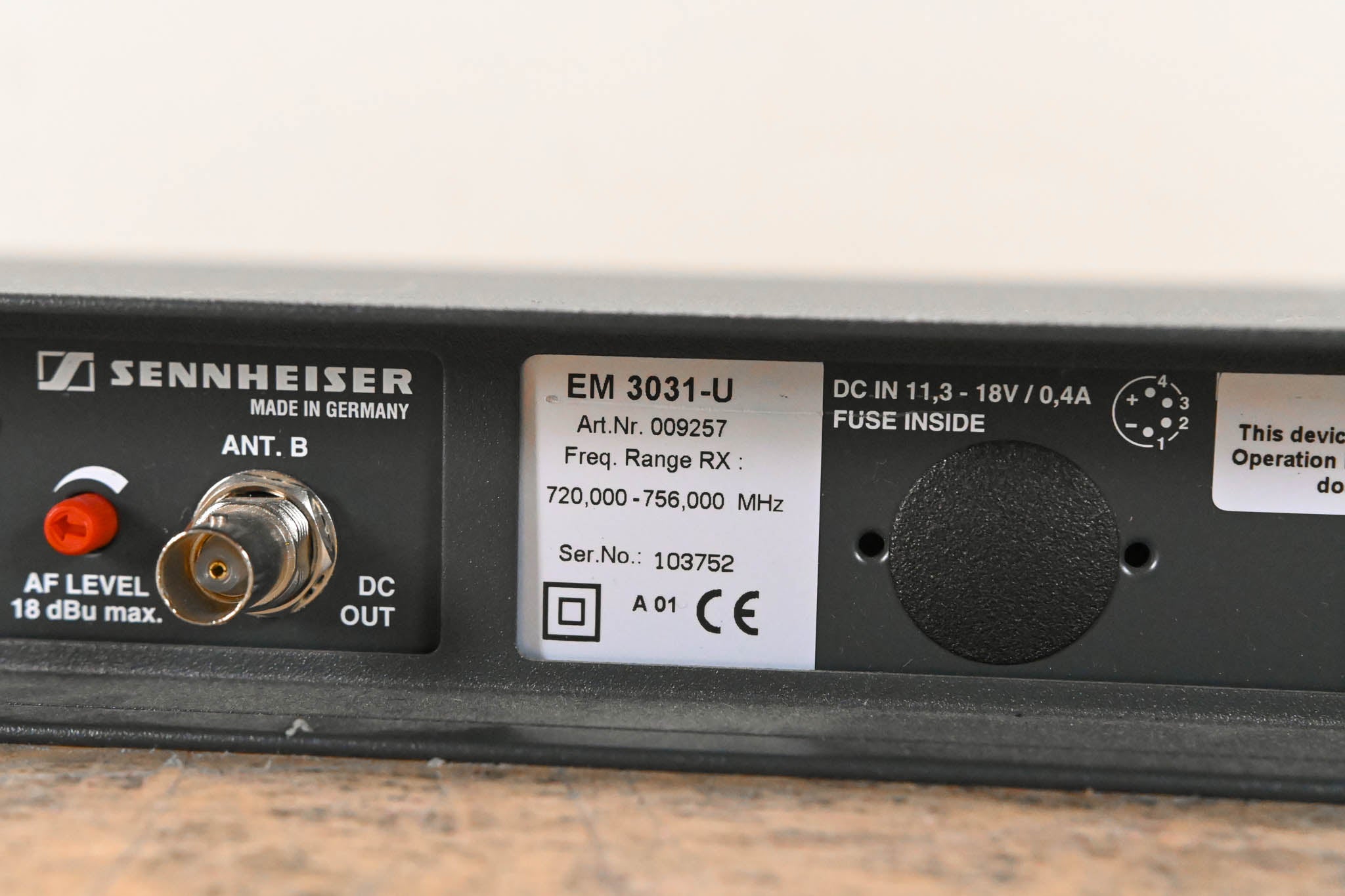Sennheiser EM 3031-U Mikroport Receiver - 720-756 MHz