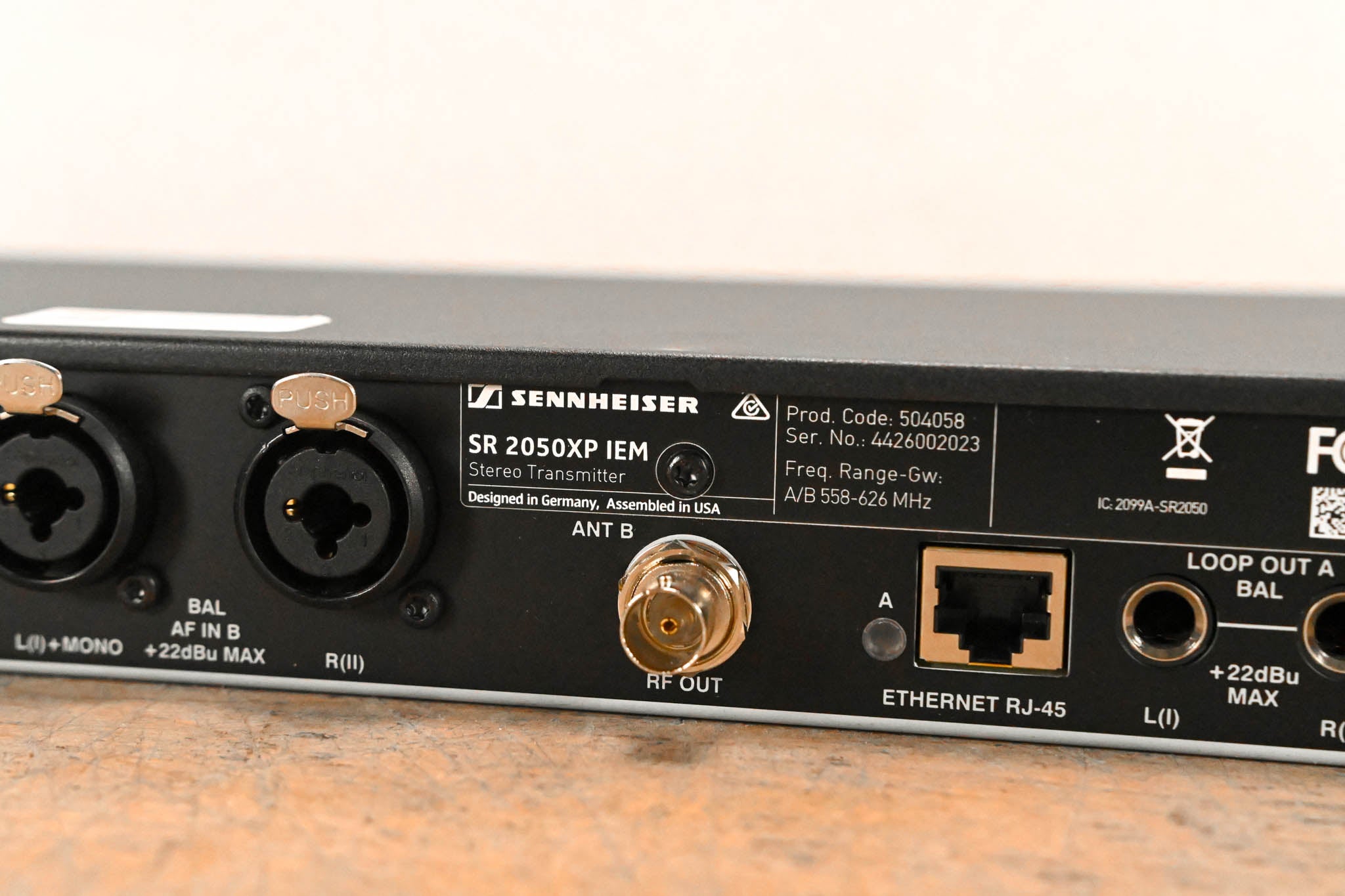 Sennheiser SR 2050XP IEM Dual Wireless Transmitter - Gw1: 558-626 MHz