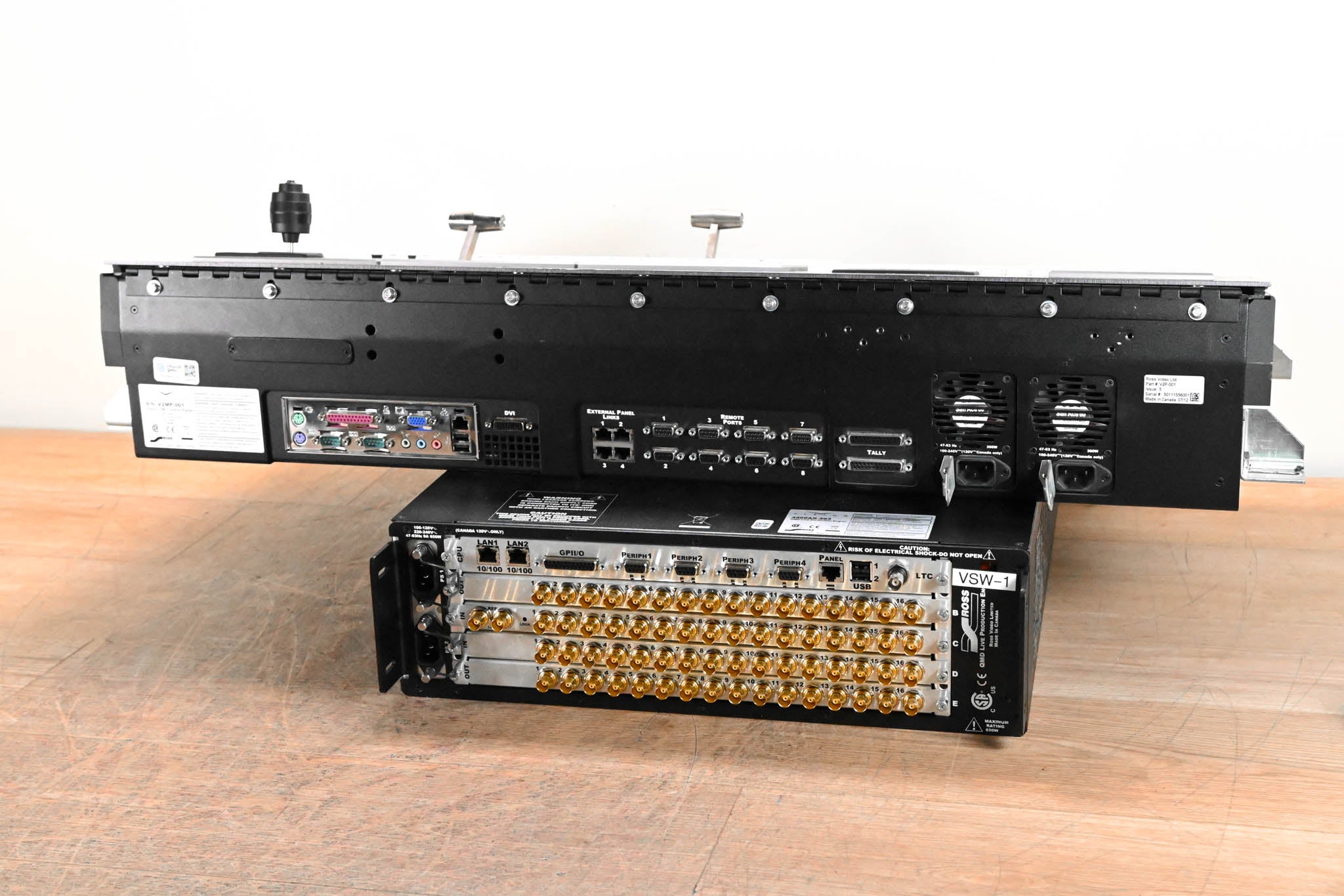 Ross Vision QMD 2 M/E Video Switcher w/ Vision 2M Panel & Touchscreen