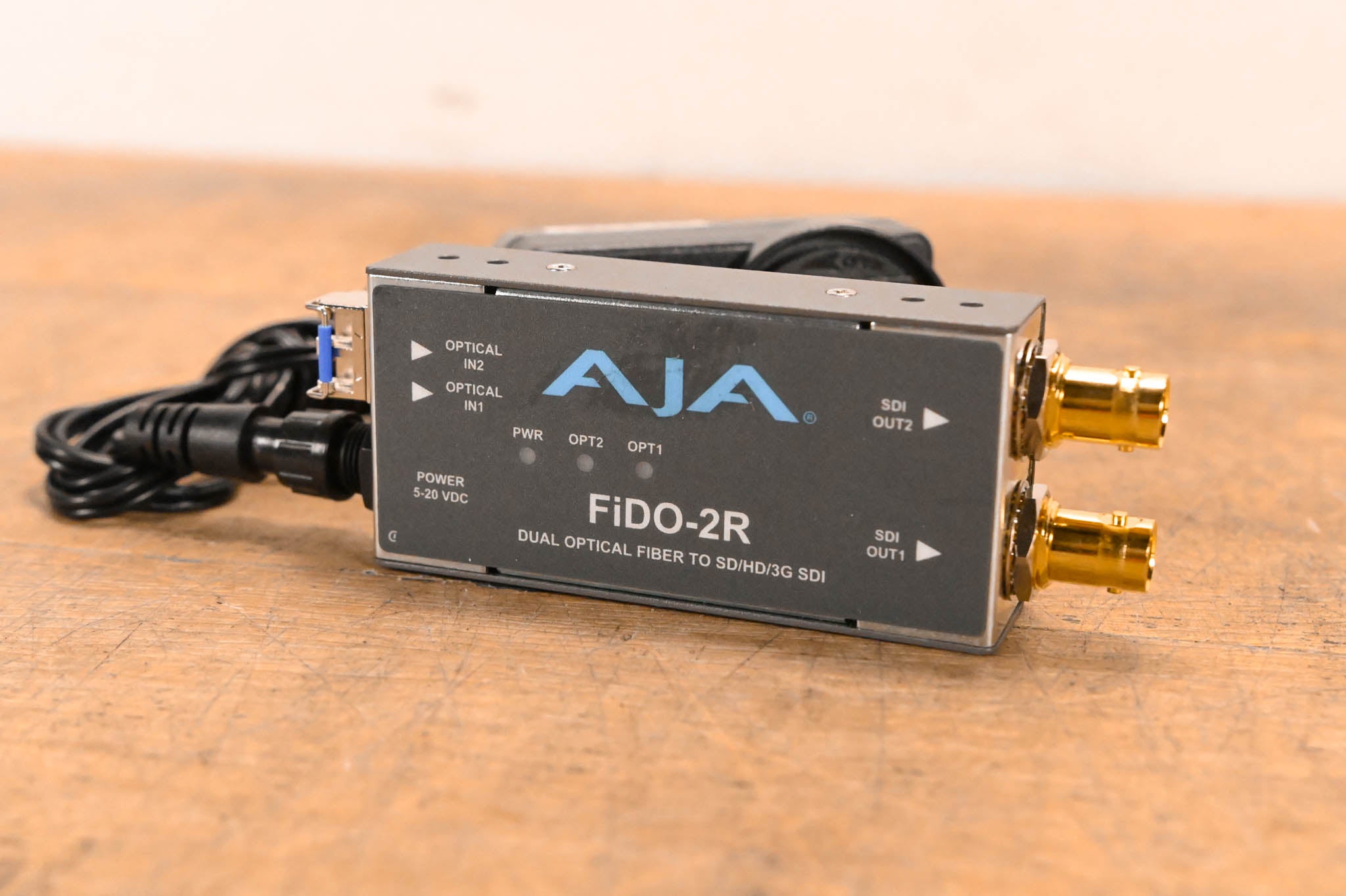 AJA FIDO-2R Dual-Channel Optical Fiber to SD/HD/3G SDI Receiver