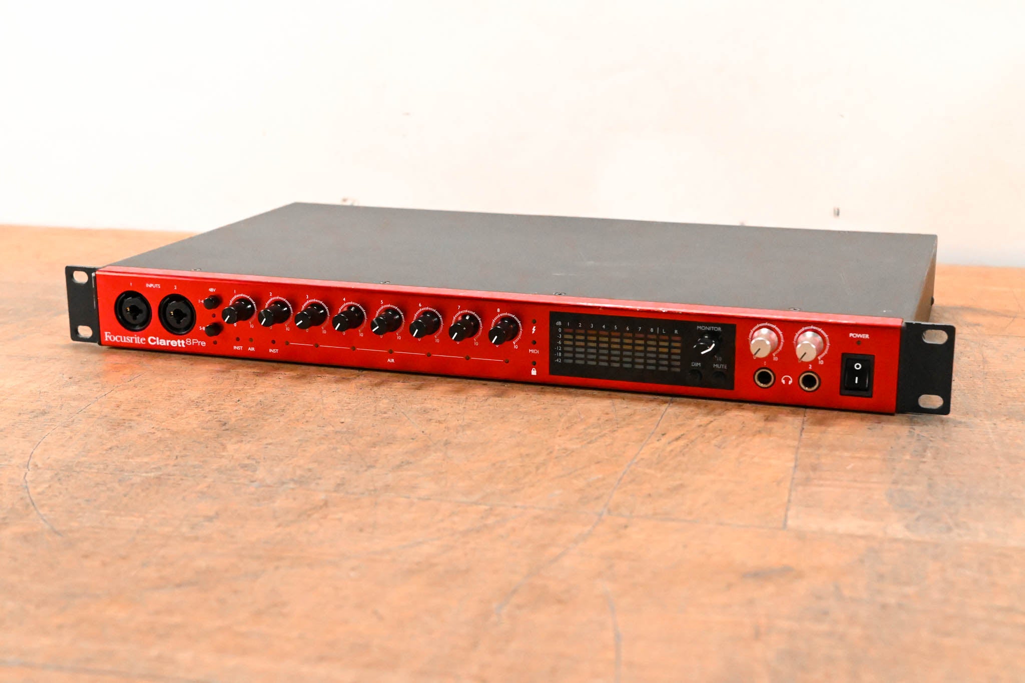 Focusrite Clarett Pre8 18x20 Thunderbolt Audio Interface