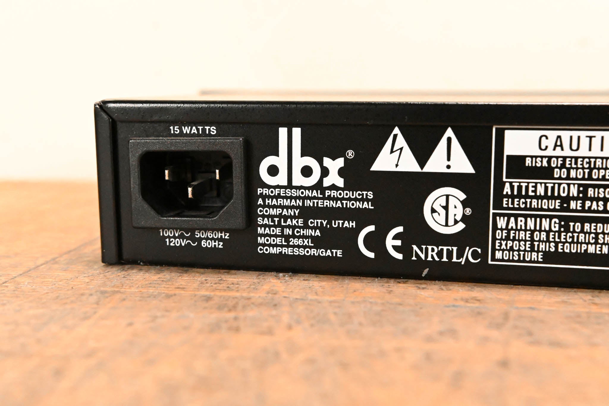 dbx 266XL 2-Channel Compressor/Gate