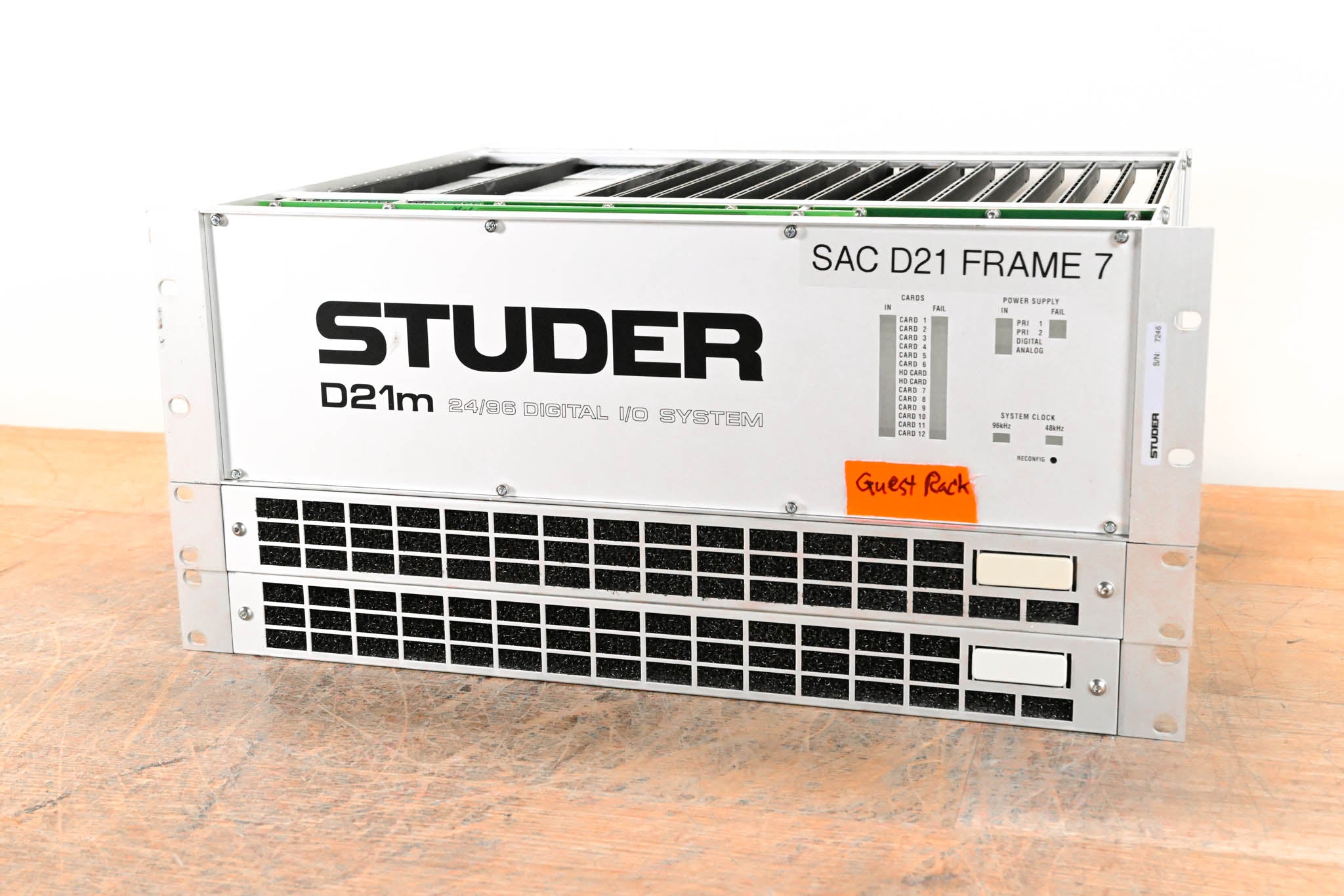 Studer D21m I/O System with Madi HD Link Card, Fan Unit, & Filter Unit