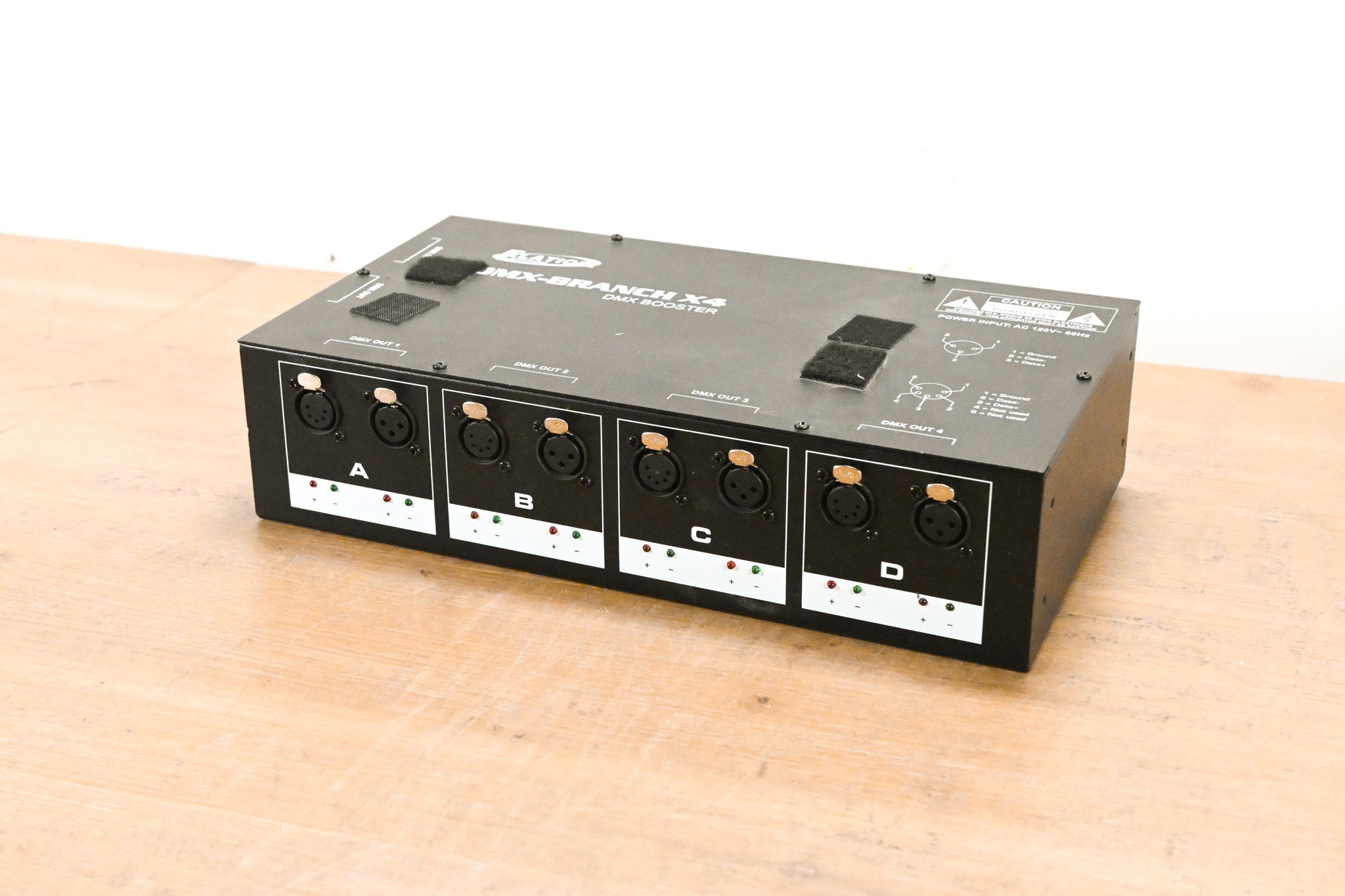 Elation DMX-Branch/4 4-Way 3-pin and 5-pin DMX Distributor