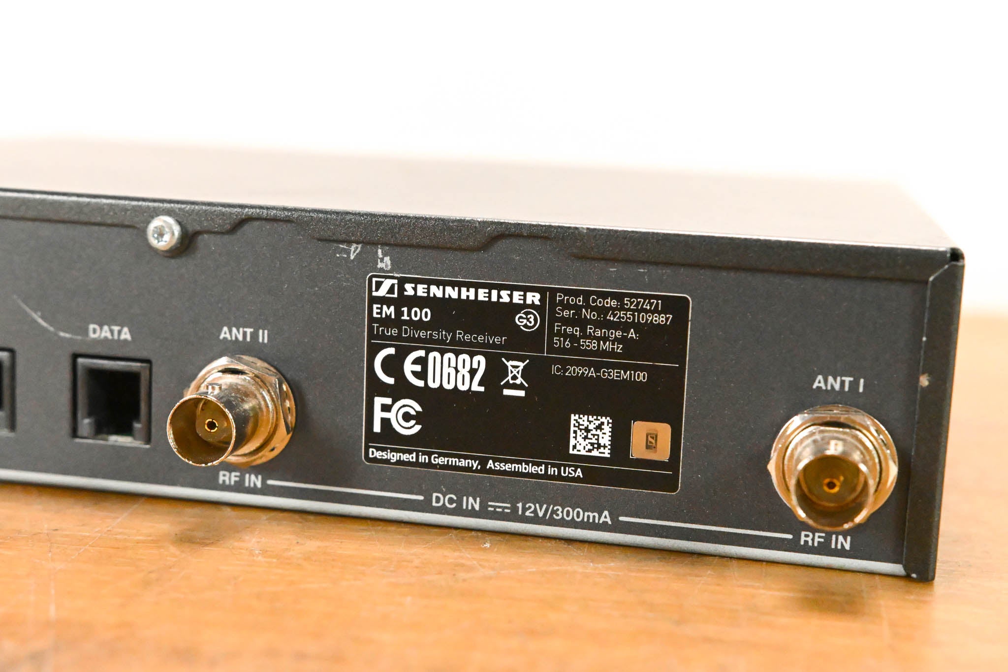 Sennheiser ew 100 G3 Bodypack Wireless System - A Range NO POWER SUPPLY
