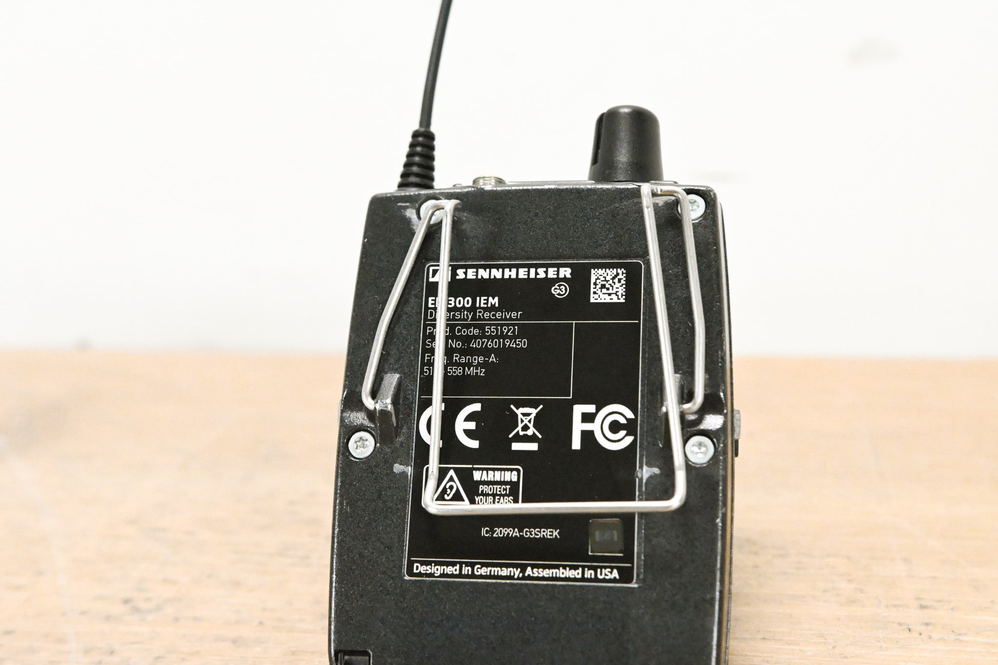 Sennheiser ew 300 IEM G3 Wireless IEM System - A Range NO POWER SUPPLY