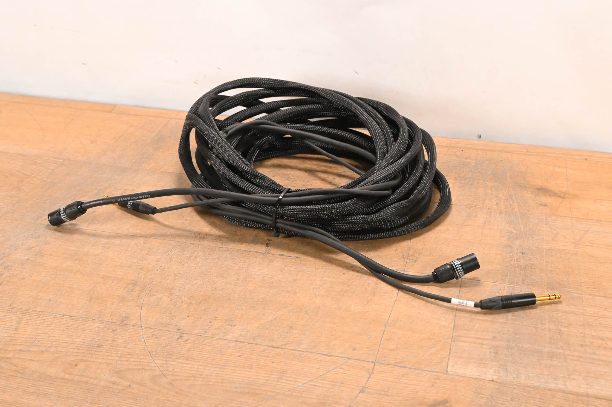 Unbranded 1/4" TRS and EtherCON RJ45 Loom - 40'