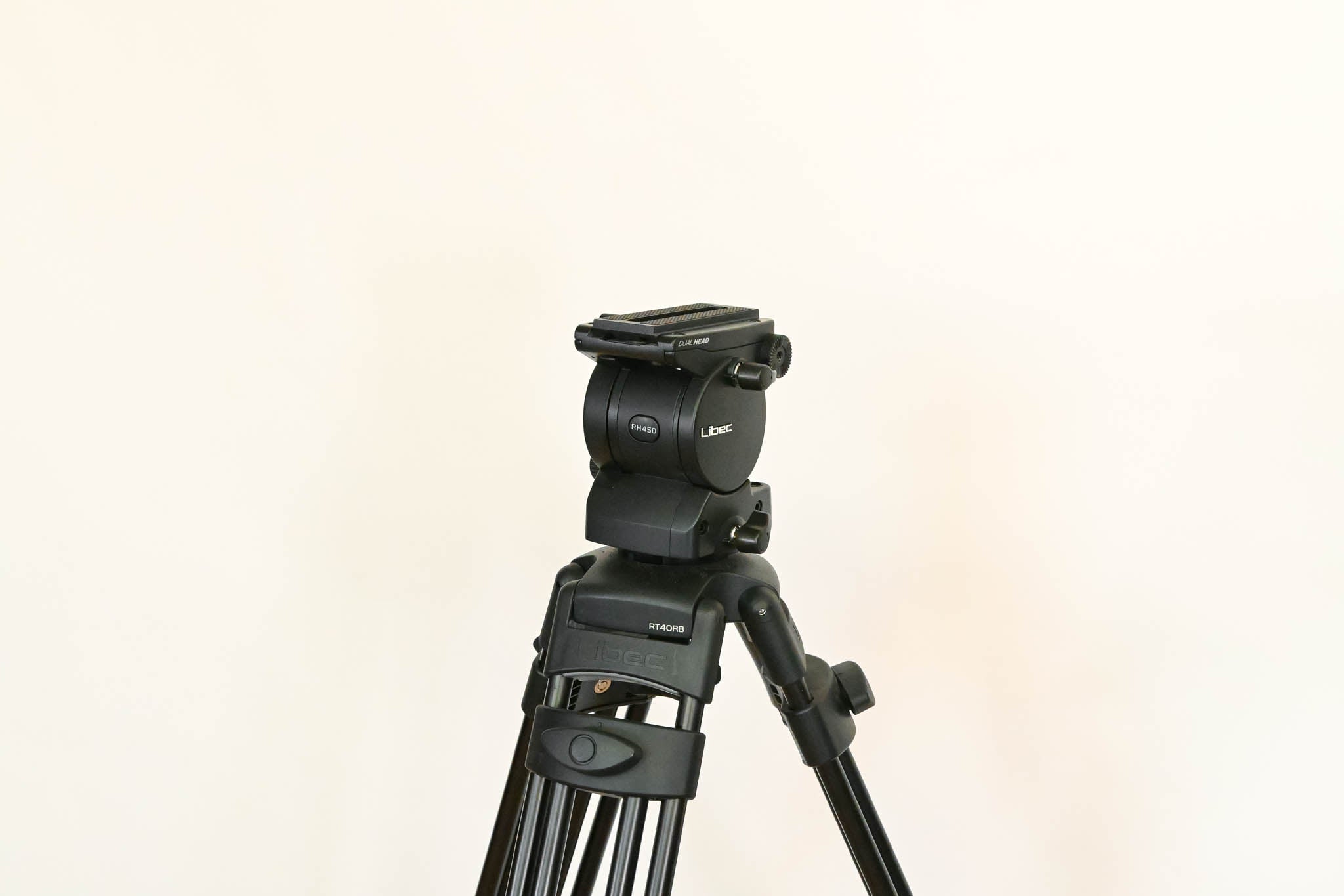 Libec RH45D Fluid Head with RT40RB Tripod Legs and BR-6B Spreader