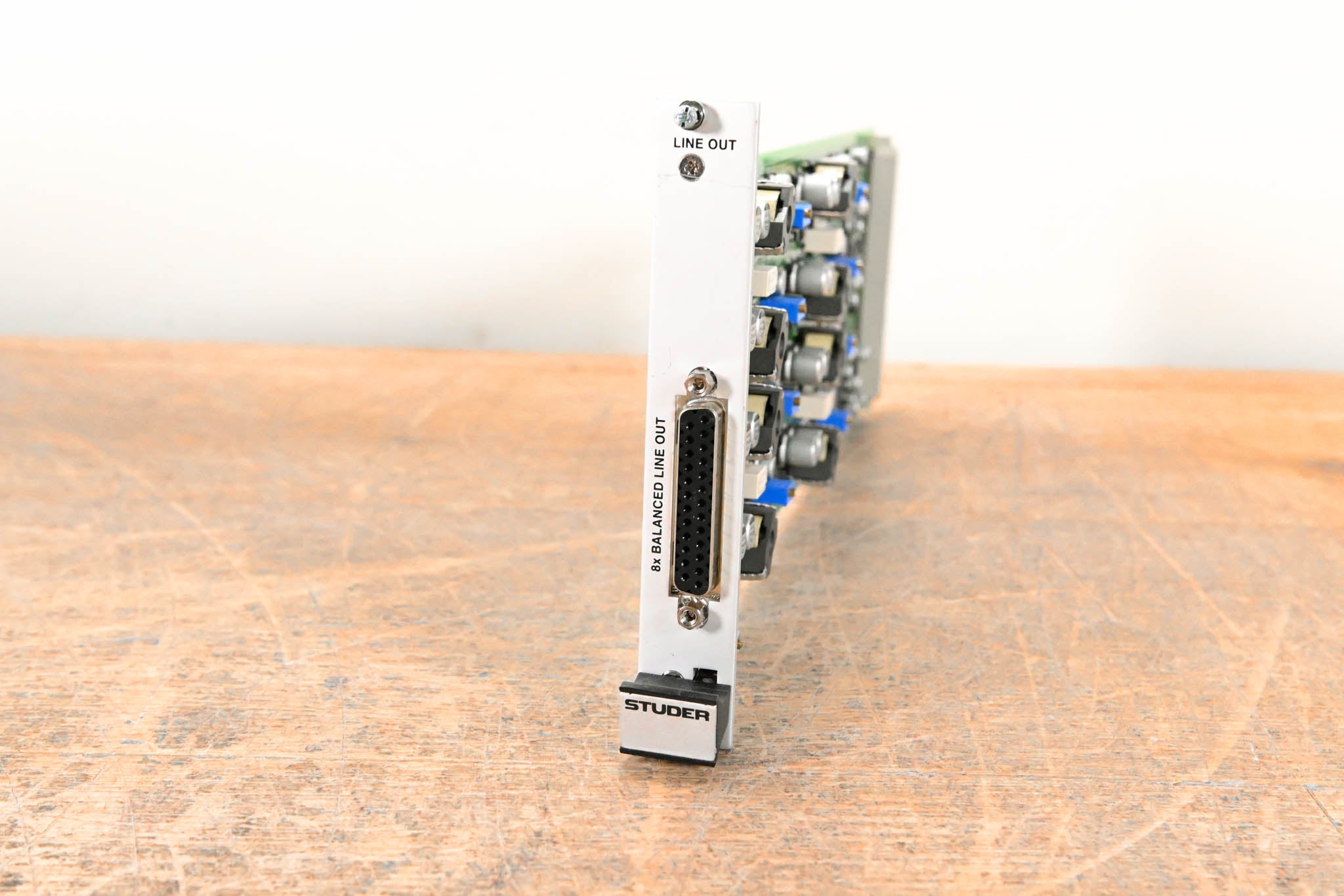 Studer 8-Channel Analog Line Out Card for D21m & D23m Modular I/O System