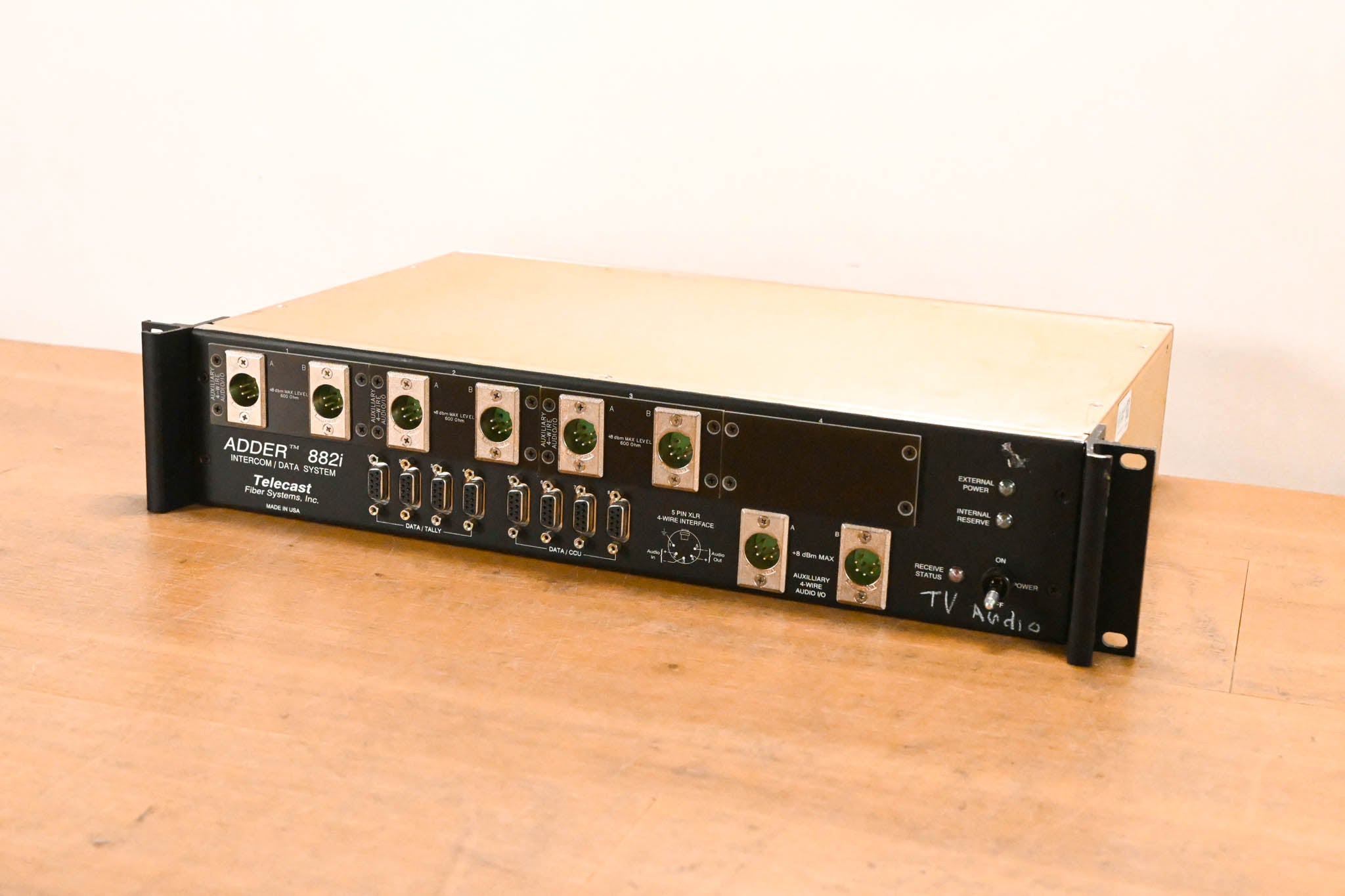 Telecast Fiber Systems Adder 882i Fiber Intercom Data System (NO PSU)