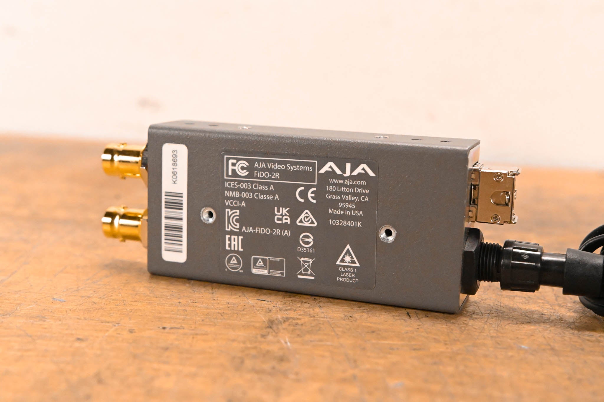 AJA FIDO-2R Dual-Channel Optical Fiber to SD/HD/3G SDI Receiver