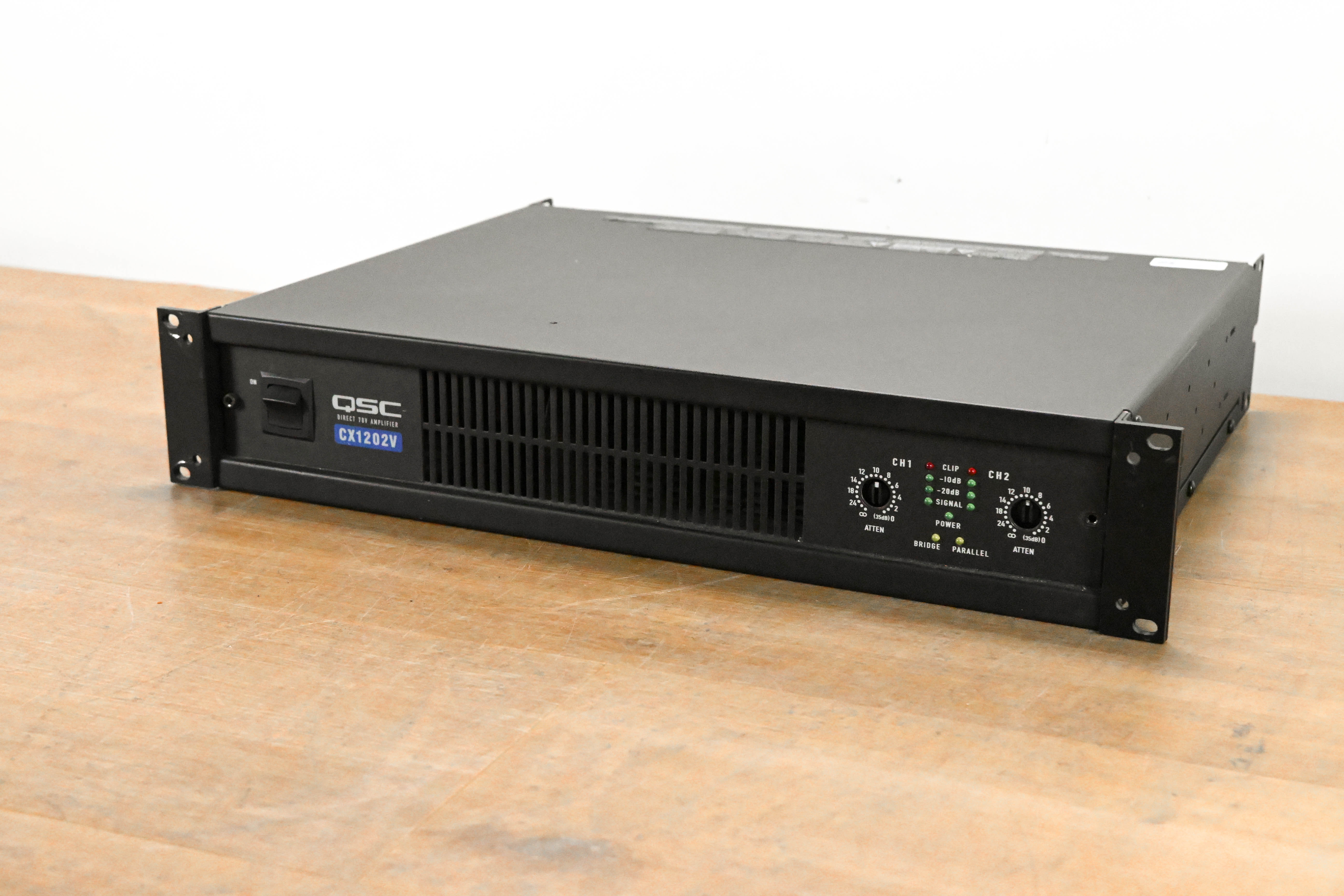 QSC CX1202V 1200W 70V 2-Channel Power Amplifier
