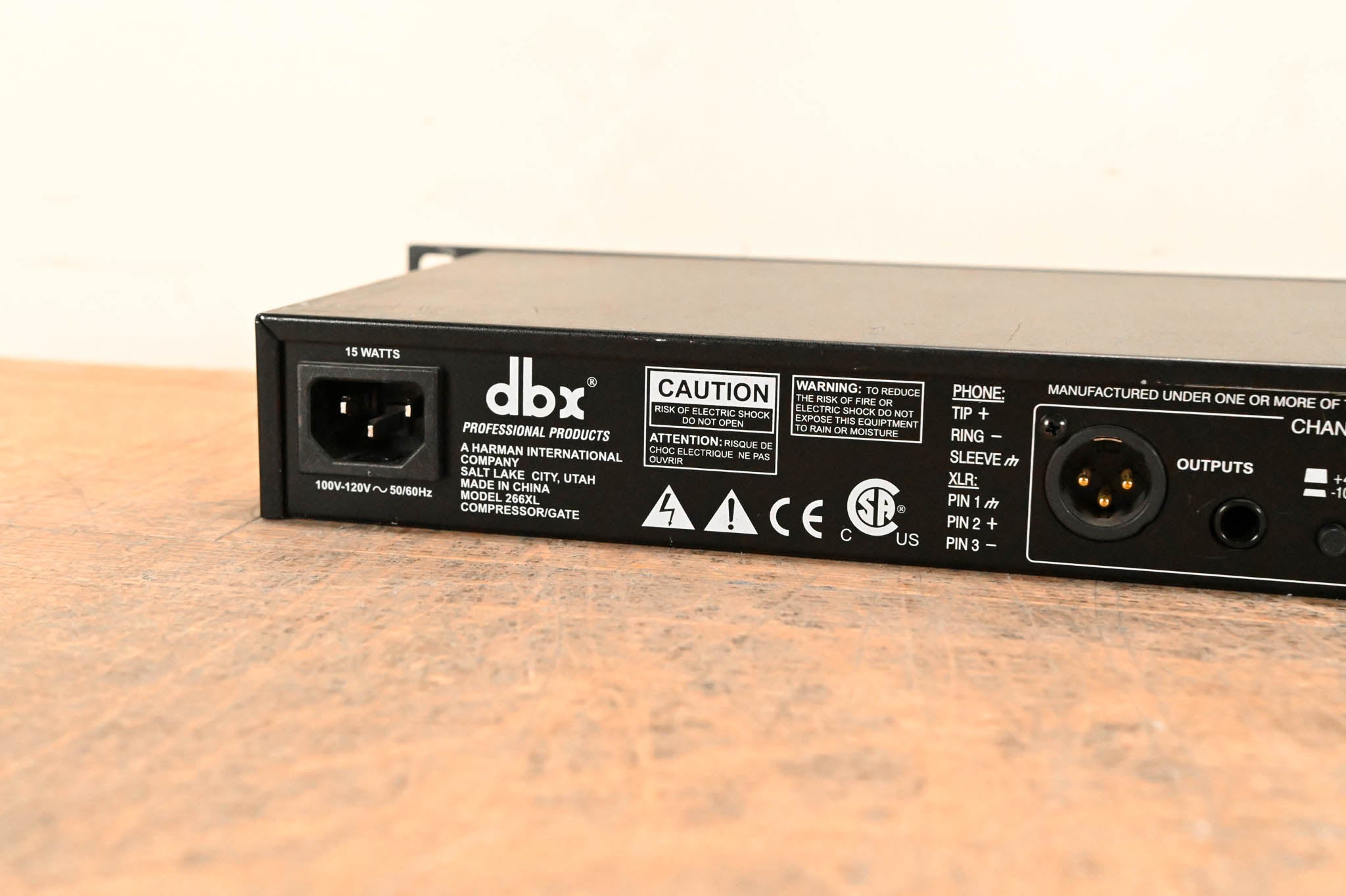 dbx 266XL 2-Channel Compressor/Gate